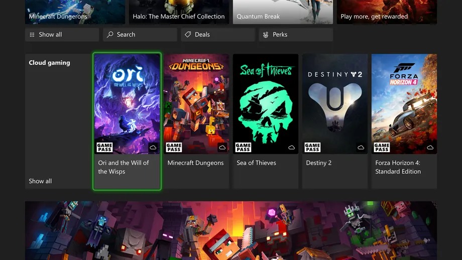 Xbox Cloud Gaming coming to Xbox consoles