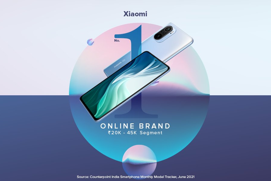 Xiaomi Largest Online Brand INR 20K 45K Segement India June 2021