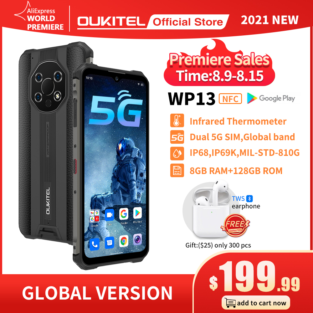 Oukitel WP13 rugged smartphone now available for under $200 via ...