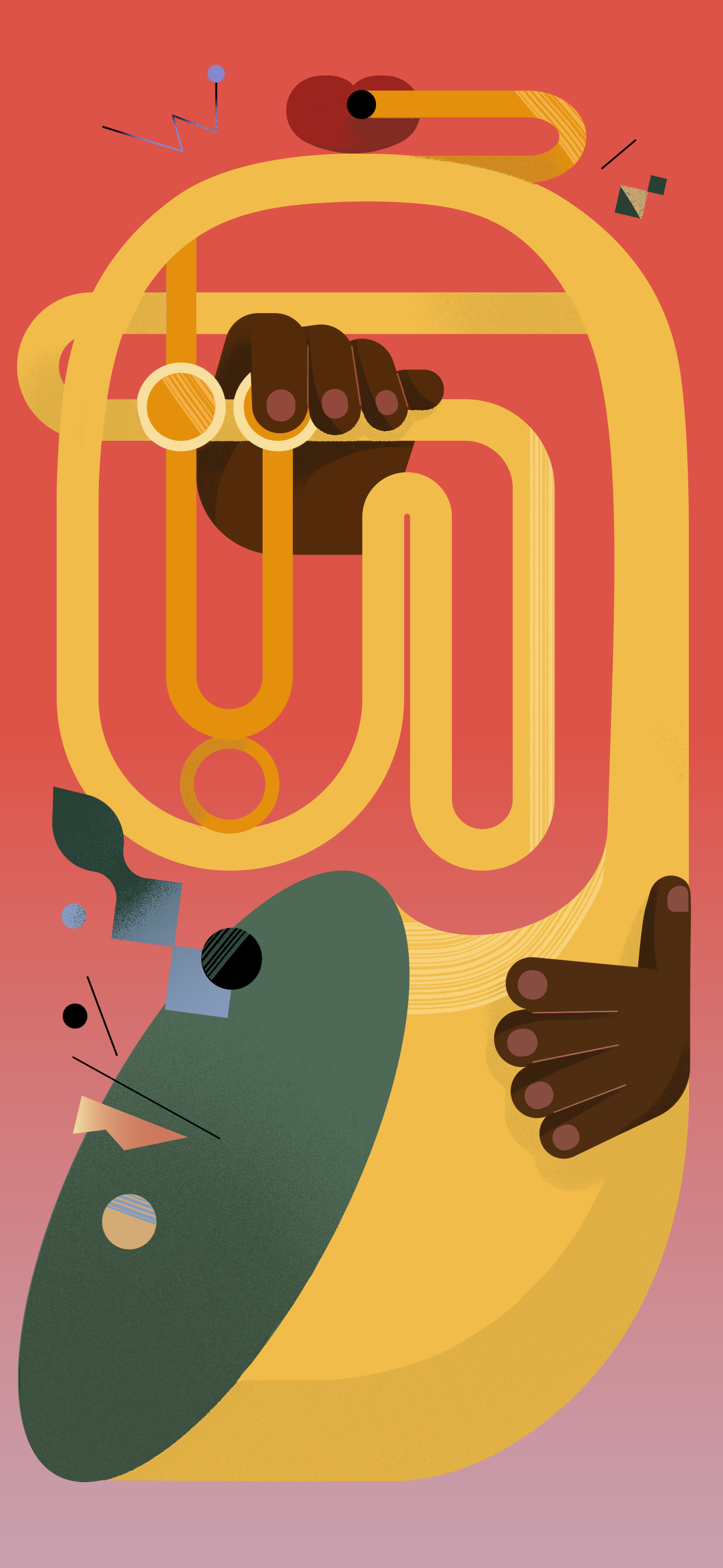 A Wandering Musician Pixel 6 Wallpaper