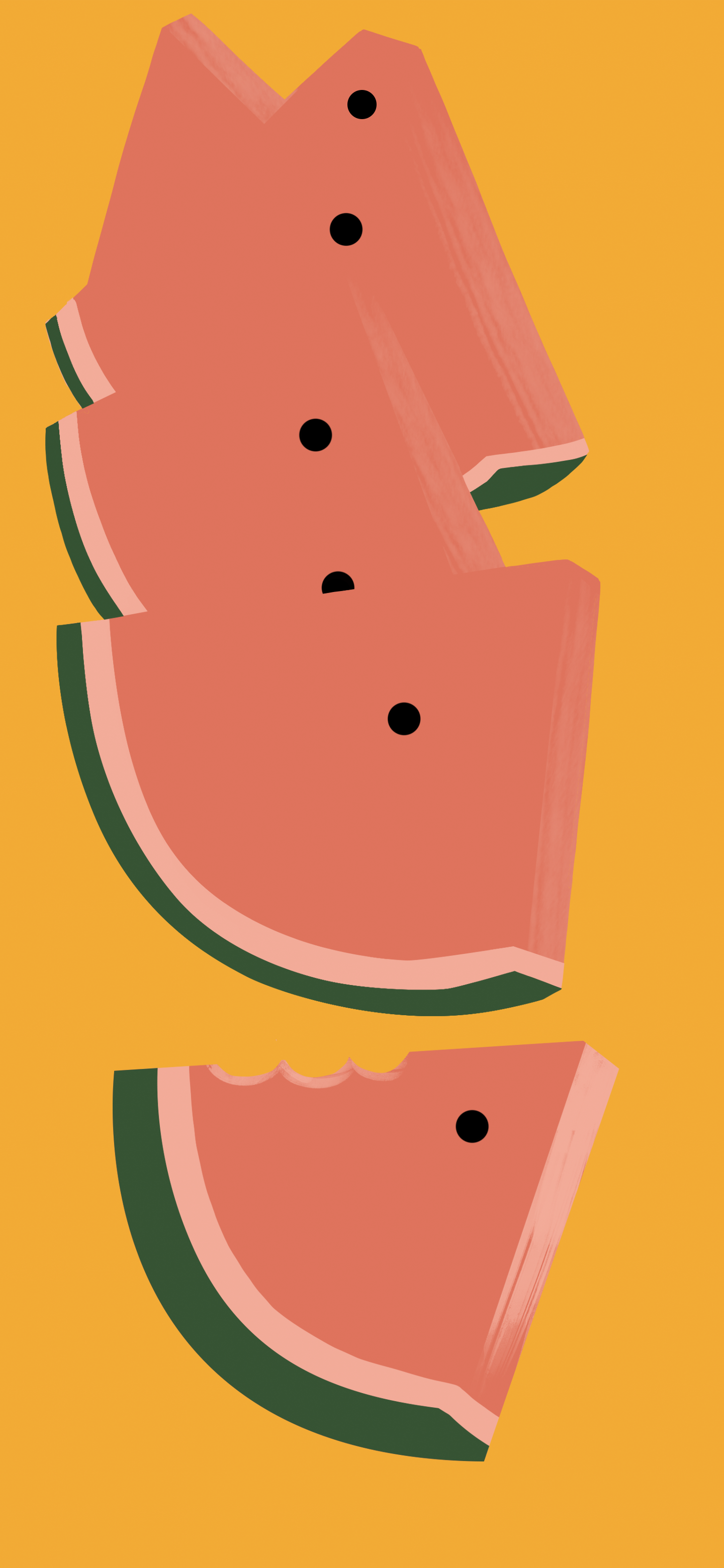 Watermelon Falls Pixel 6 Wallpaper