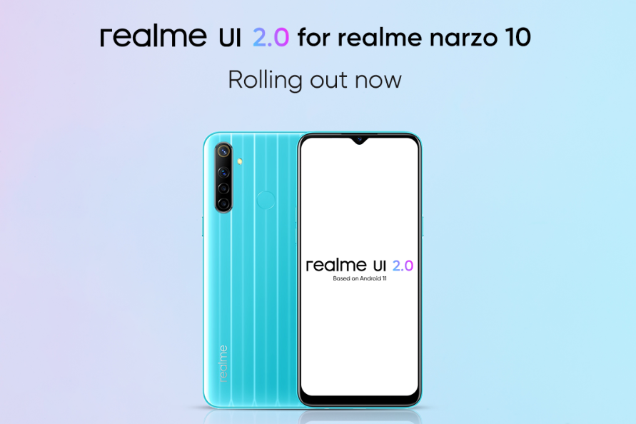 realme narzo 10 realme UI 2.0 Android 11 Stable Update
