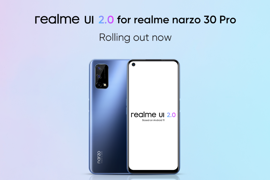 realme narzo 30 Pro 5G realme UI 2.0 Android 11 Stable Update