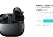 Grab Xiaomi FlipBuds Pro at discounted price from Giztop