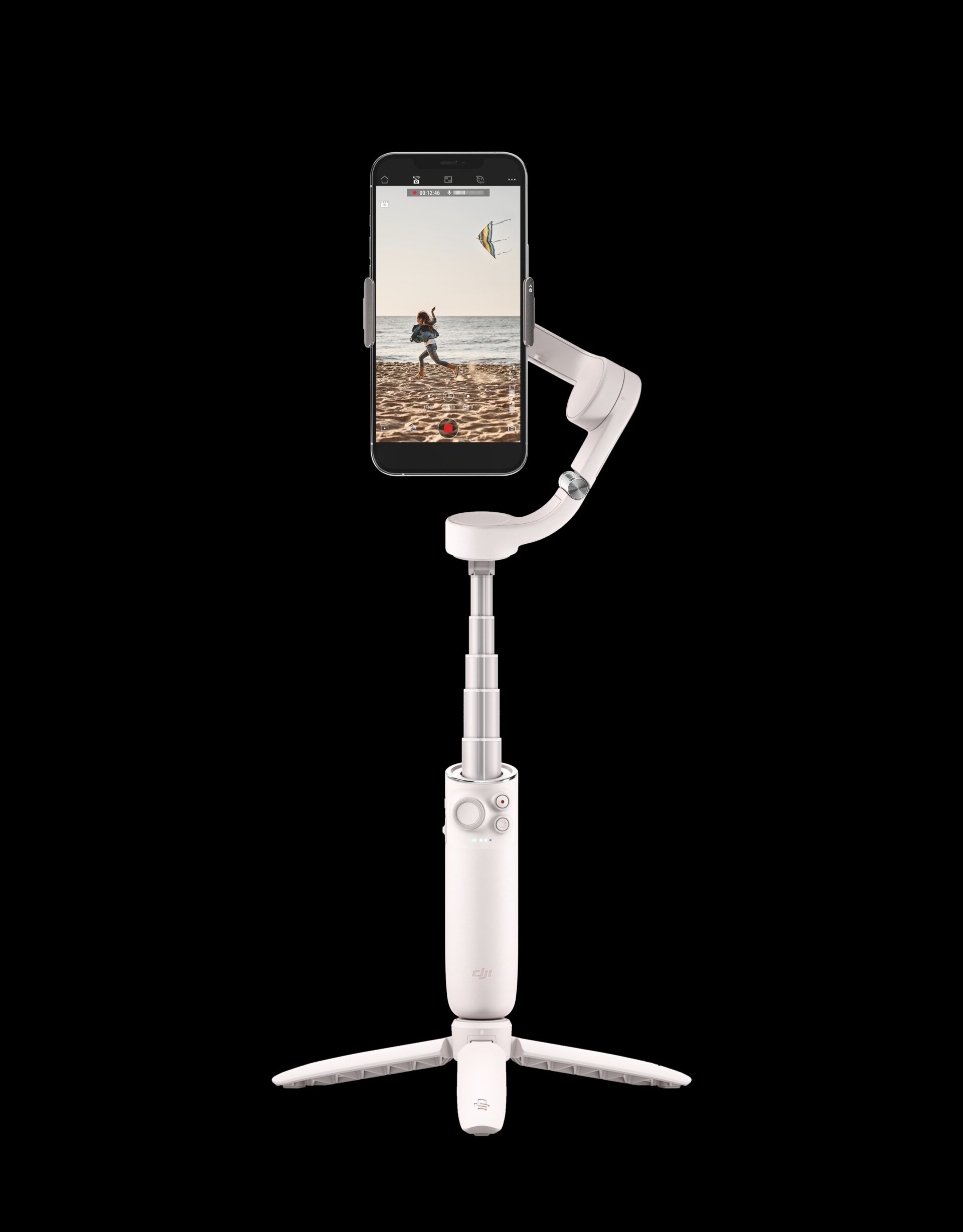 DJI OM 5 is a selfie stick and a smartphone gimbal in one, comes with