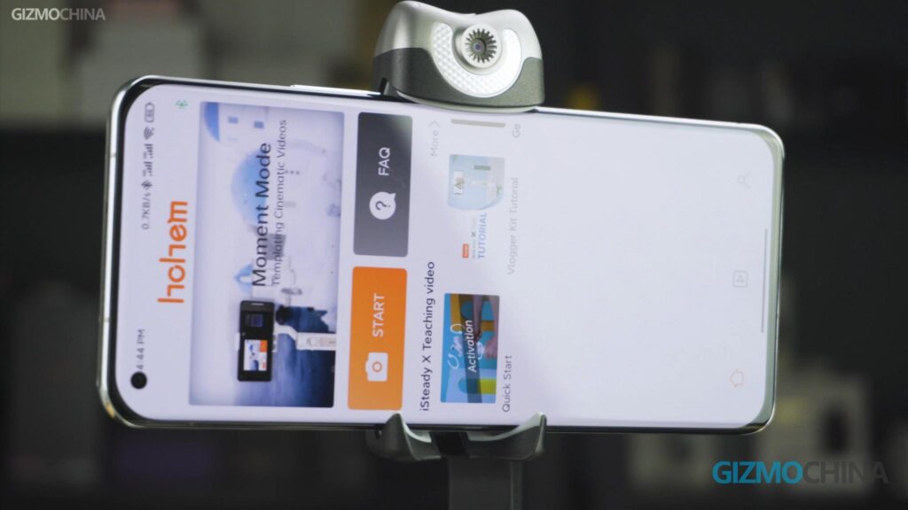 Hohem iSteady V2 Gimbal Review App