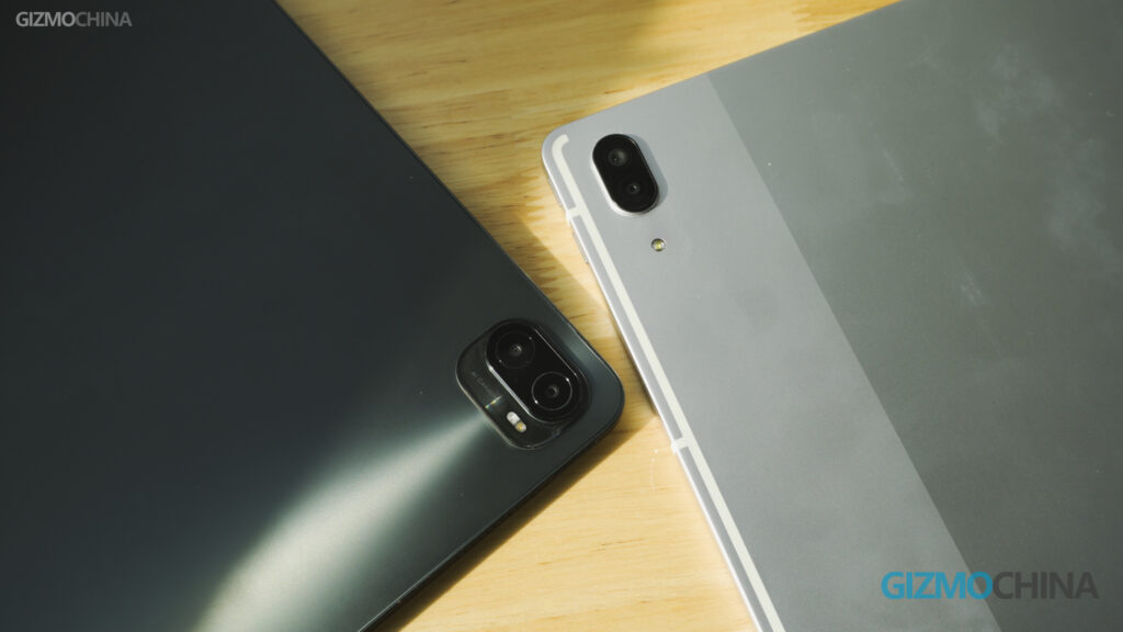 Mi Pad 5 Pro vs Xiaoxin Pad PRo cameras rear
