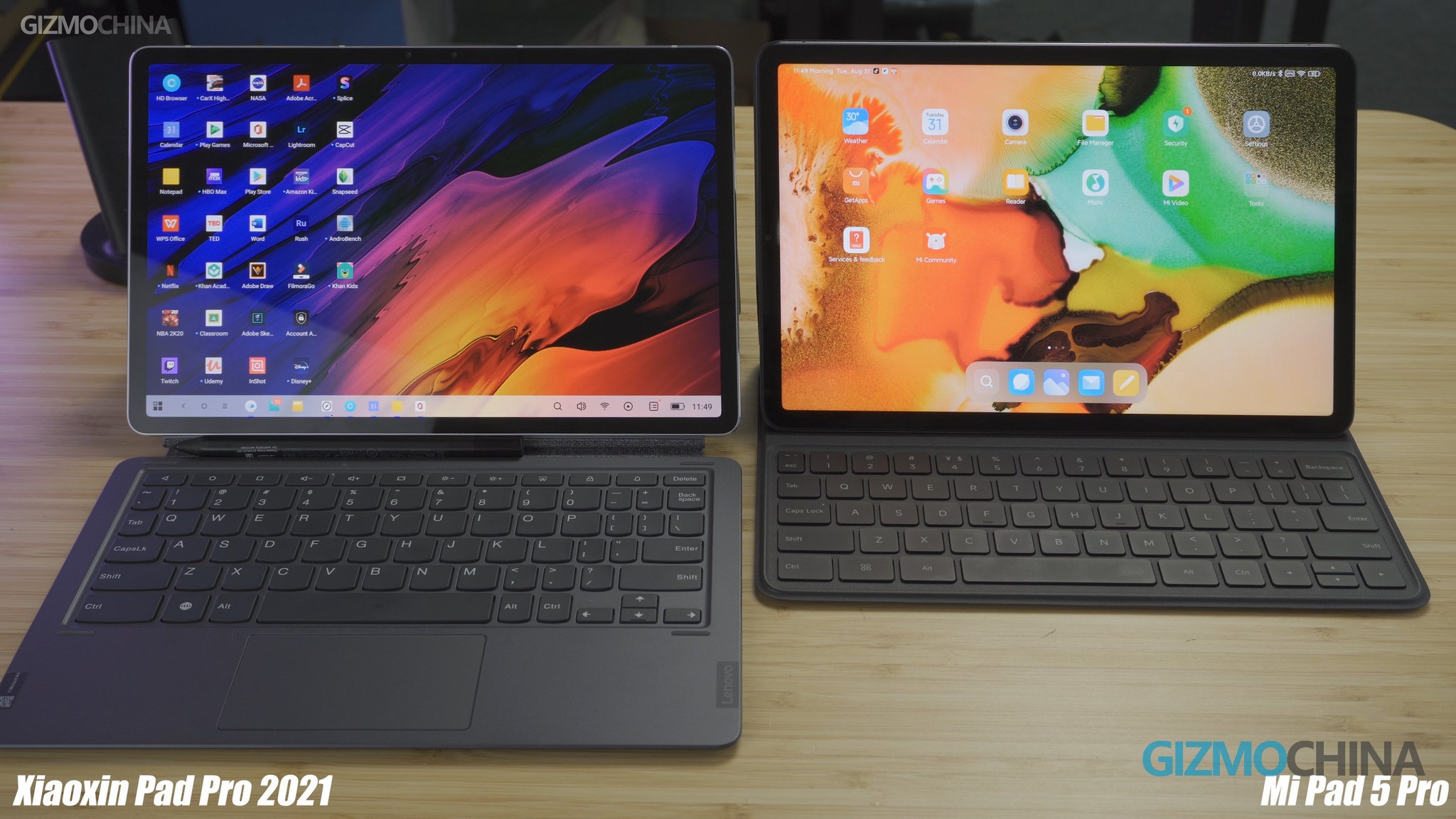 Mi Pad 5 Pro vs Xiaoxin Pad Pro 2021 tablet comparison: Unexpected 