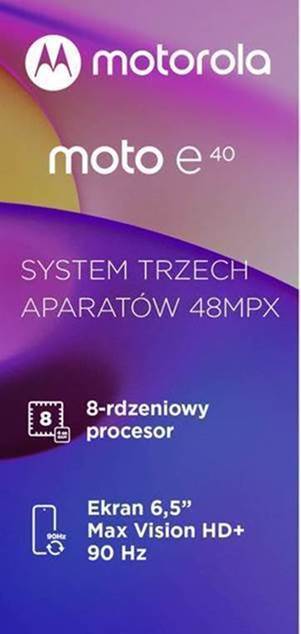 Moto E40 Poster Leak