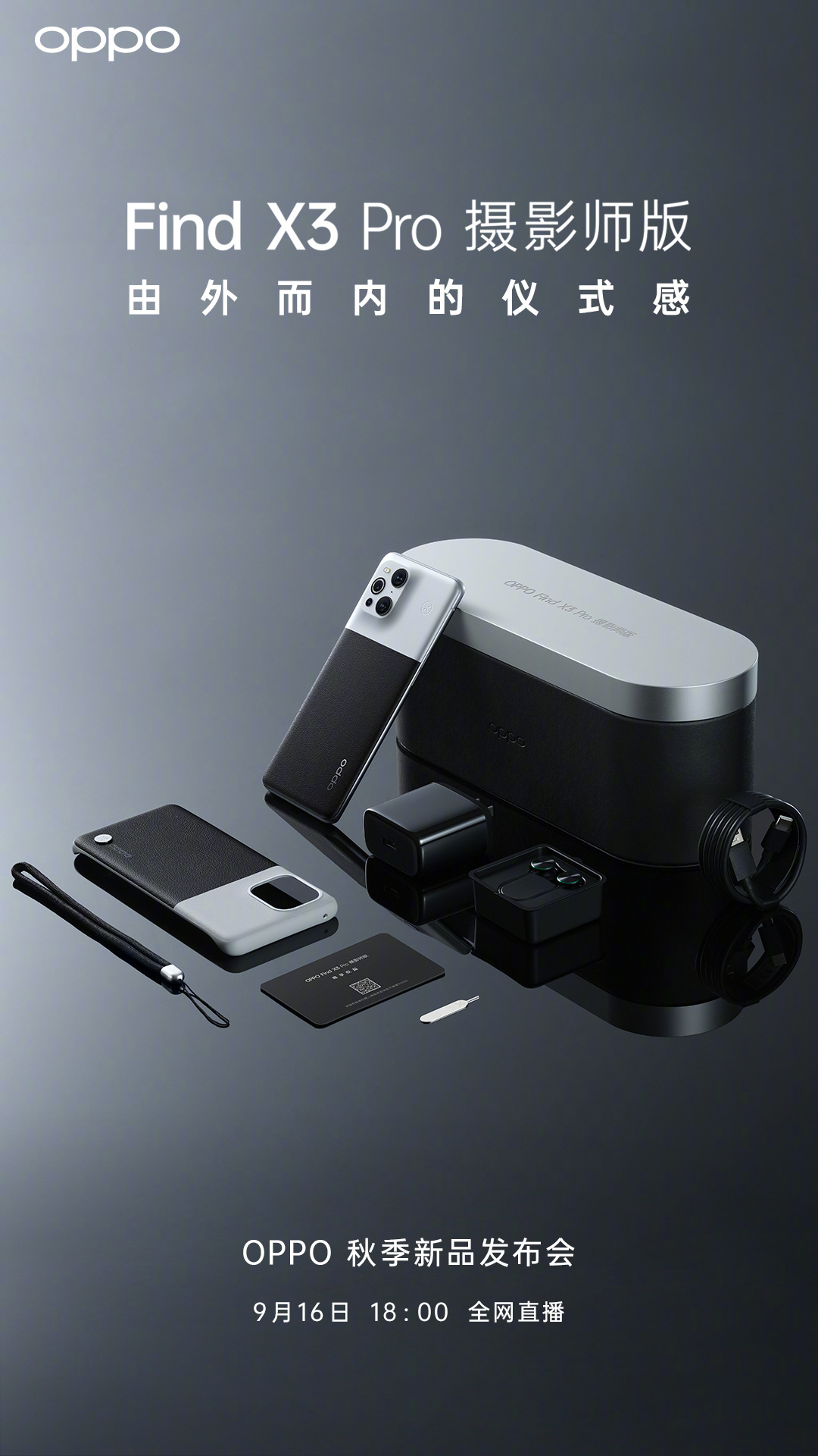 OPPO Find X3 Pro Photographer Edition package