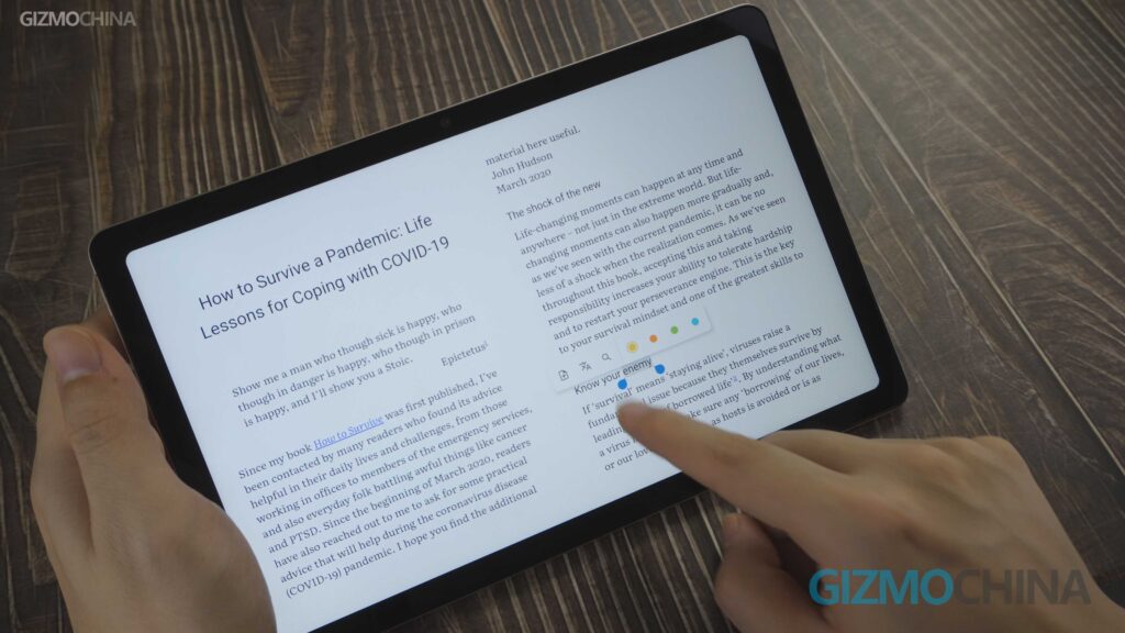 Realme Pad Review Reading