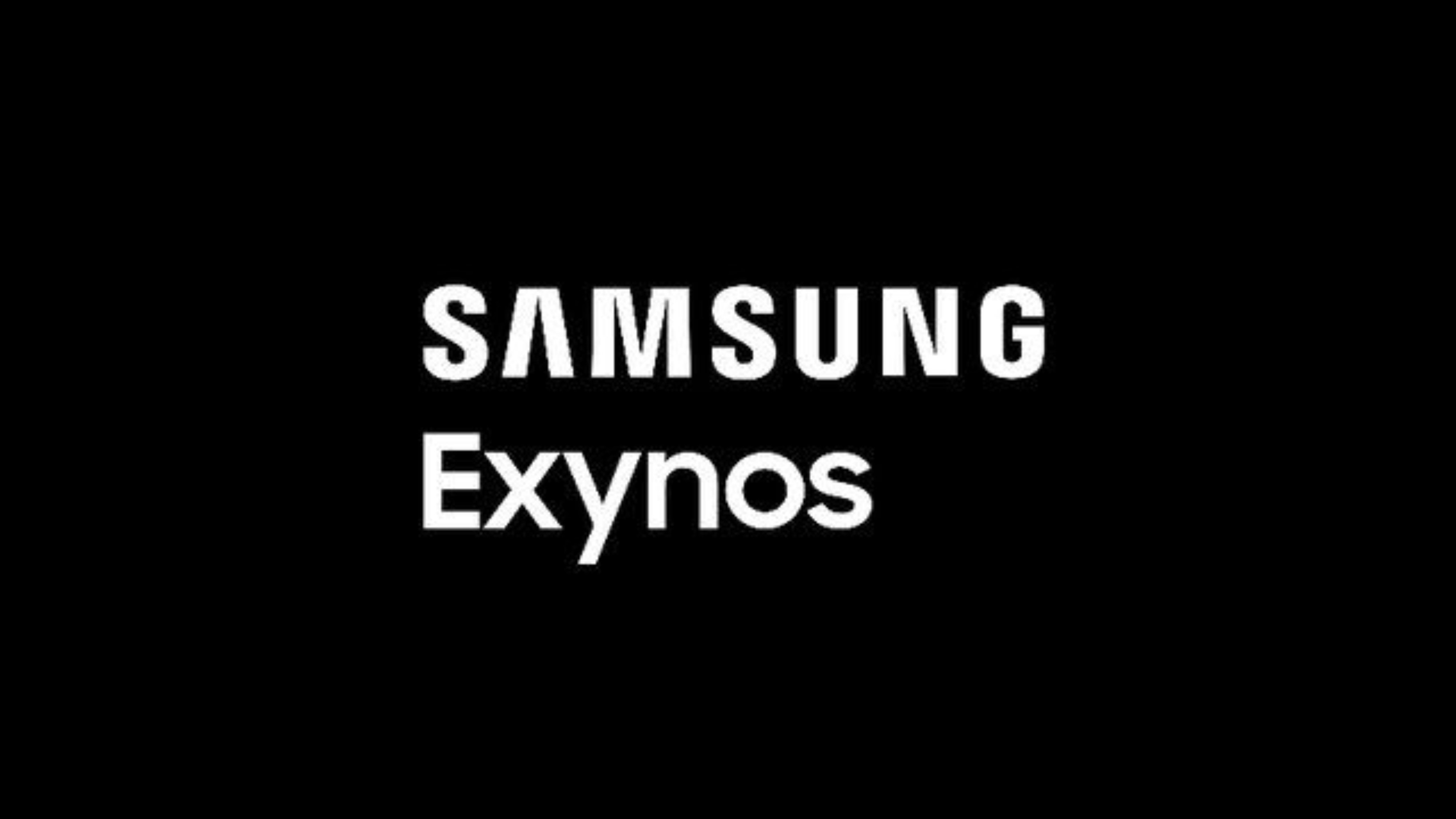 Logotipo de Samsung Exynos en primer plano