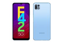 Samsung Galaxy F42 5G launched in India with Dimensity 700 SoC, FHD+ 90Hz display, and more Samsung Galaxy F42 5G Matte Aqua Featured