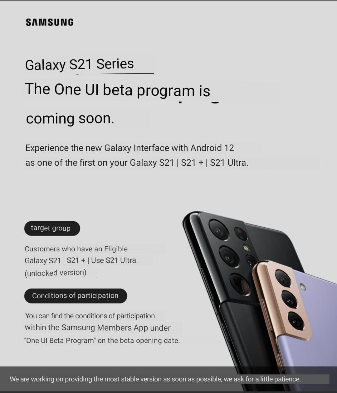 One UI 4.0 (Android 12) beta to soon hit Samsung Galaxy S21 in Germany