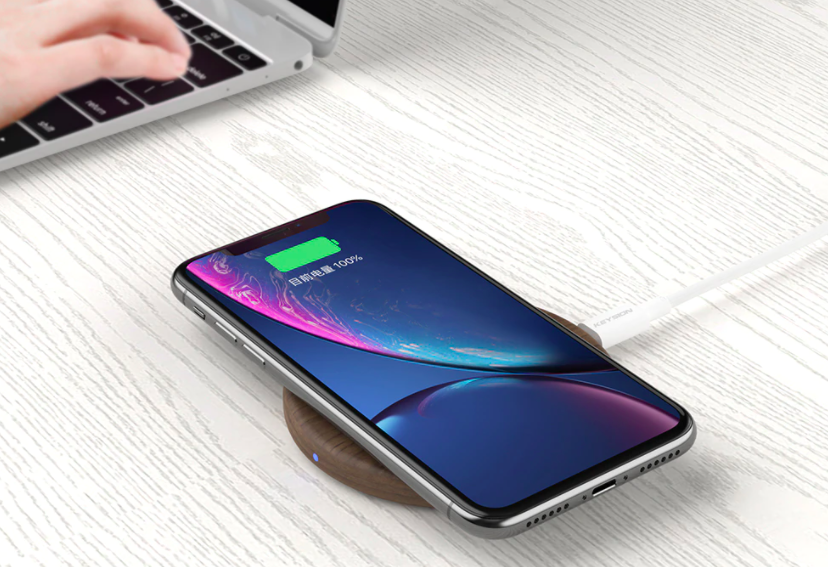 KEYSION 10W Wooden Fast Wireless Charger 
