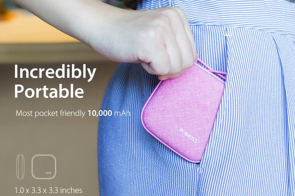 ROMOSS 10000mAh Candybox Power Bank