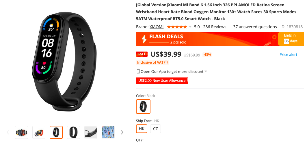 Xiaomi Mi Band 6