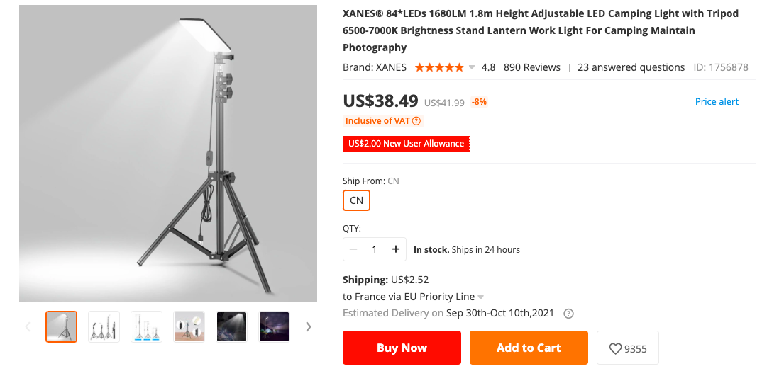 Xanes 84 LED Outdoor Light
