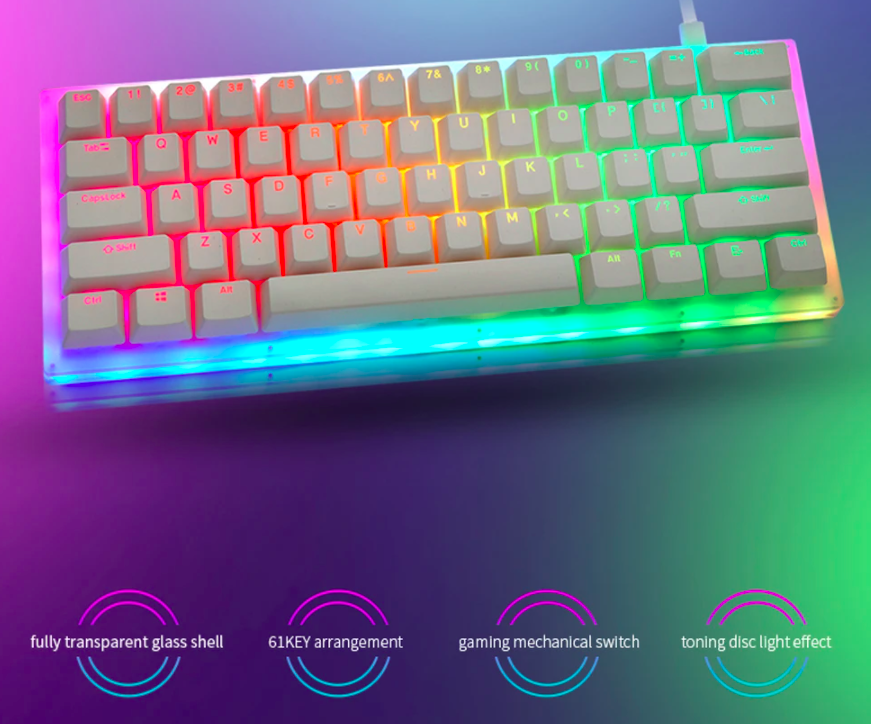 GamaKay K61 mechanical keyboard