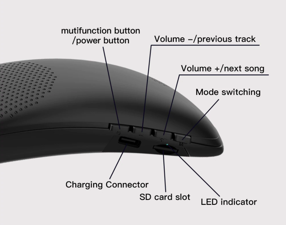 Bluedio HS Wireless Neck Speaker