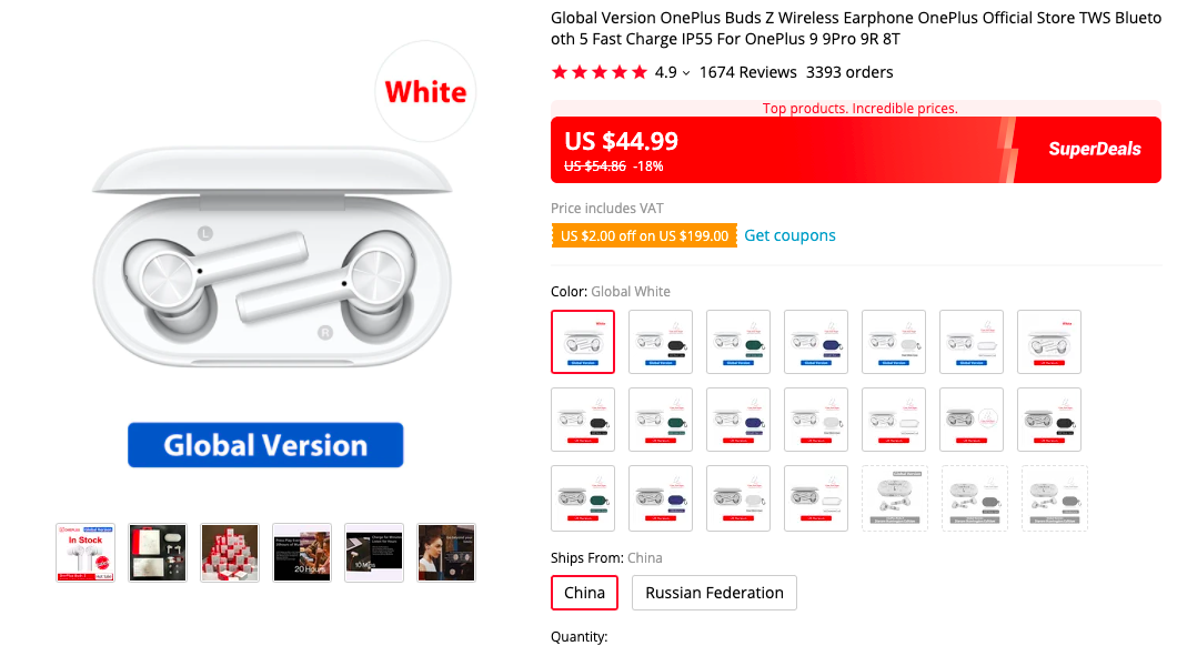 OnePlus Buds Z Global Edition