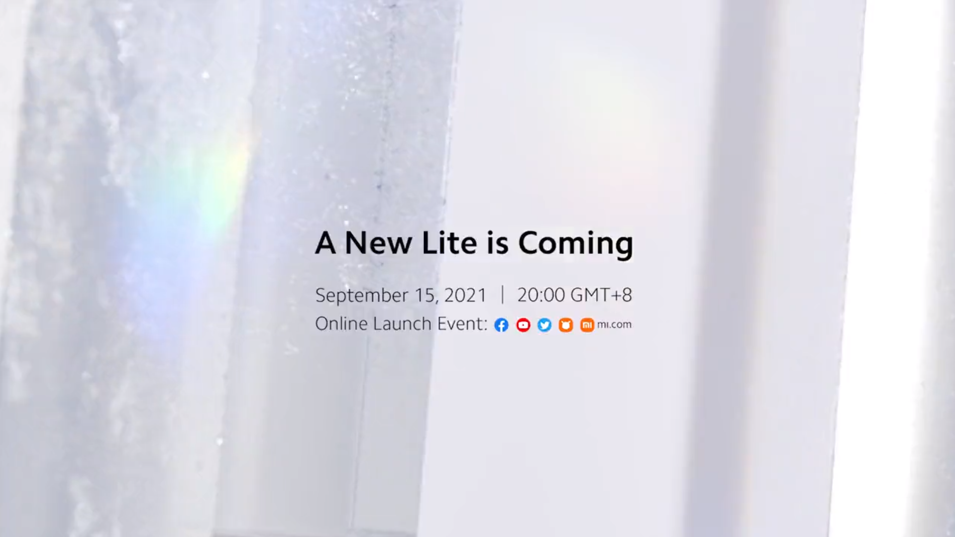 XIaomi 11 Lite 5G launch teaser
