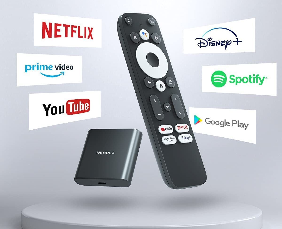 Anker Nebula Android TV dongle bundles the Google G10 remote, priced at
