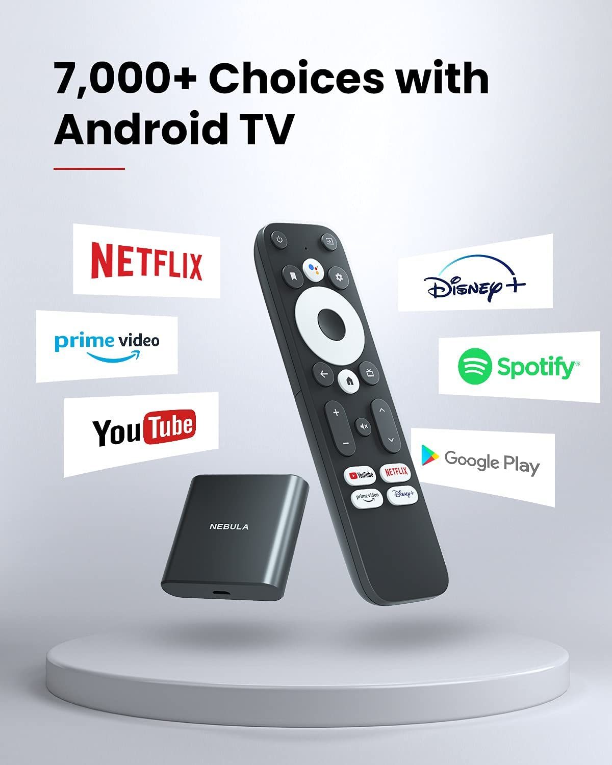Anker Nebula Android TV dongle bundles the Google G10 remote, priced at