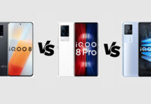 iQOO 8 vs iQOO 8 Pro vs iQOO 7: Specs Comparison