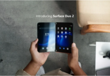 Microsoft Surface Duo 3 patent showcases Galaxy Z Fold 4-like design Microsoft Surface Duo 2