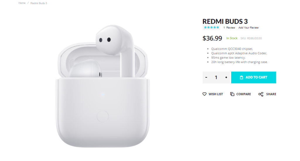 redmi buds 3 sale