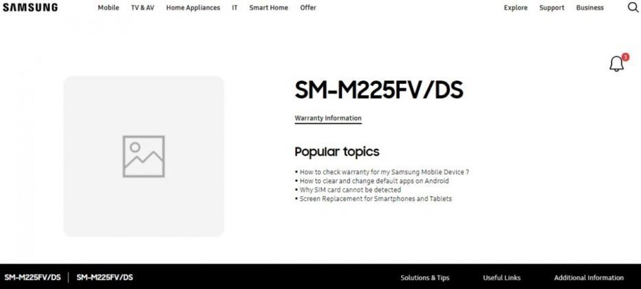 samsung galaxy m22