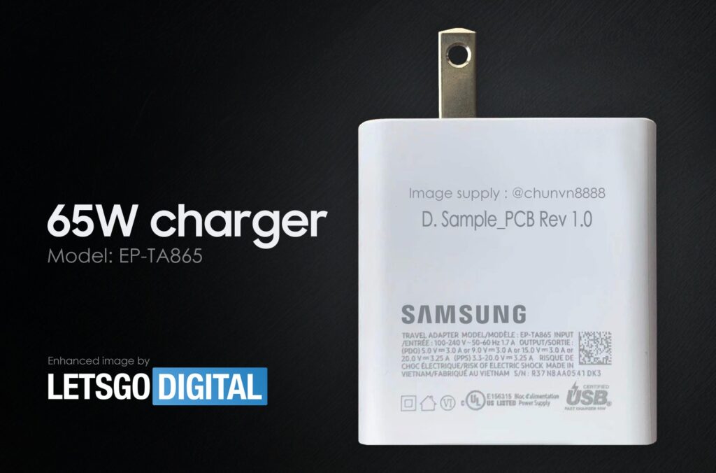 s22 ultra 65w charging