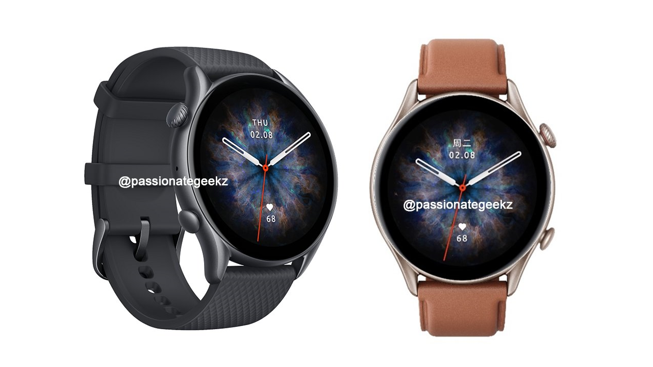 Amazfit GTR 3 Pro Render Leak