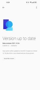ColorOS 12 Review GizmoChina About Phone 02