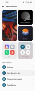 ColorOS 12 Review GizmoChina Personalisations