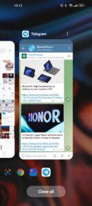 ColorOS 12 Review GizmoChina Recents Screen