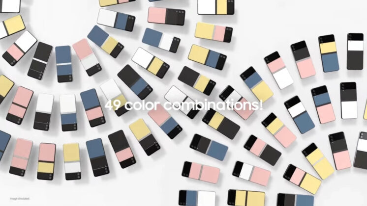 Galaxy Z Flip3 Bespoke Edition colors