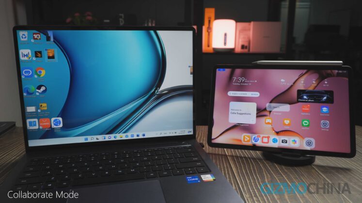 Huawei Matebook 14S review collaborate mode