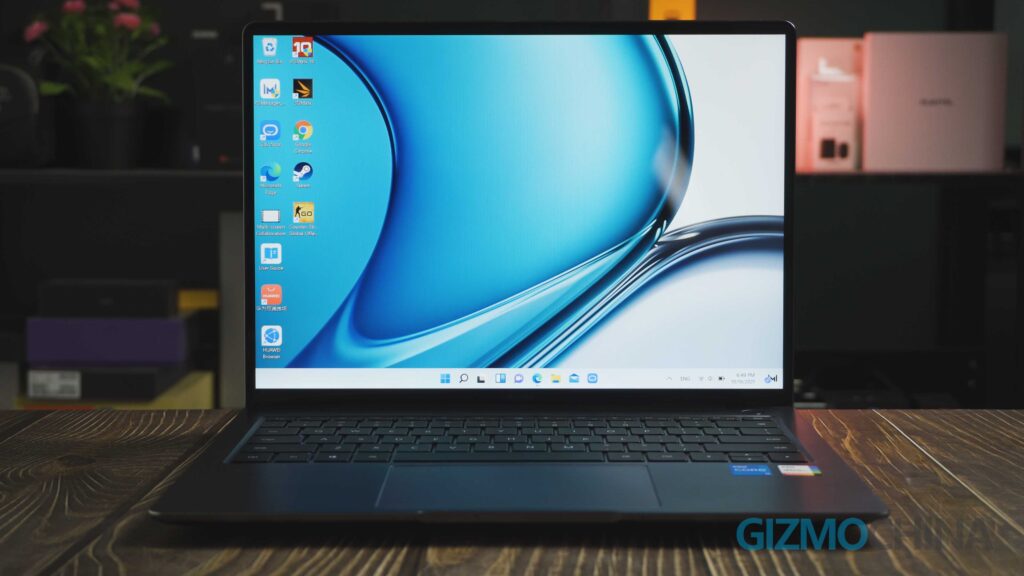 Huawei Matebook 14S review front full