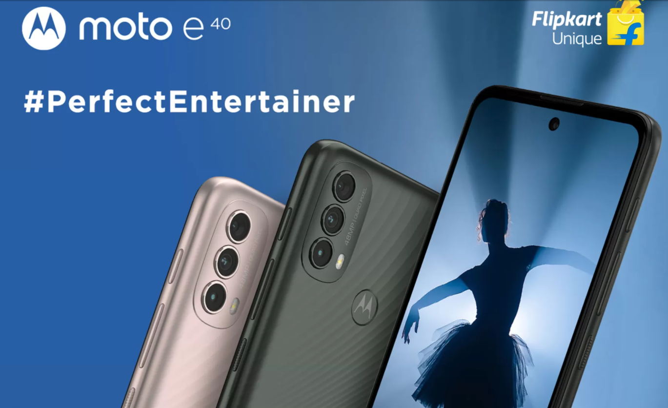 Moto E40 Flipkart listing