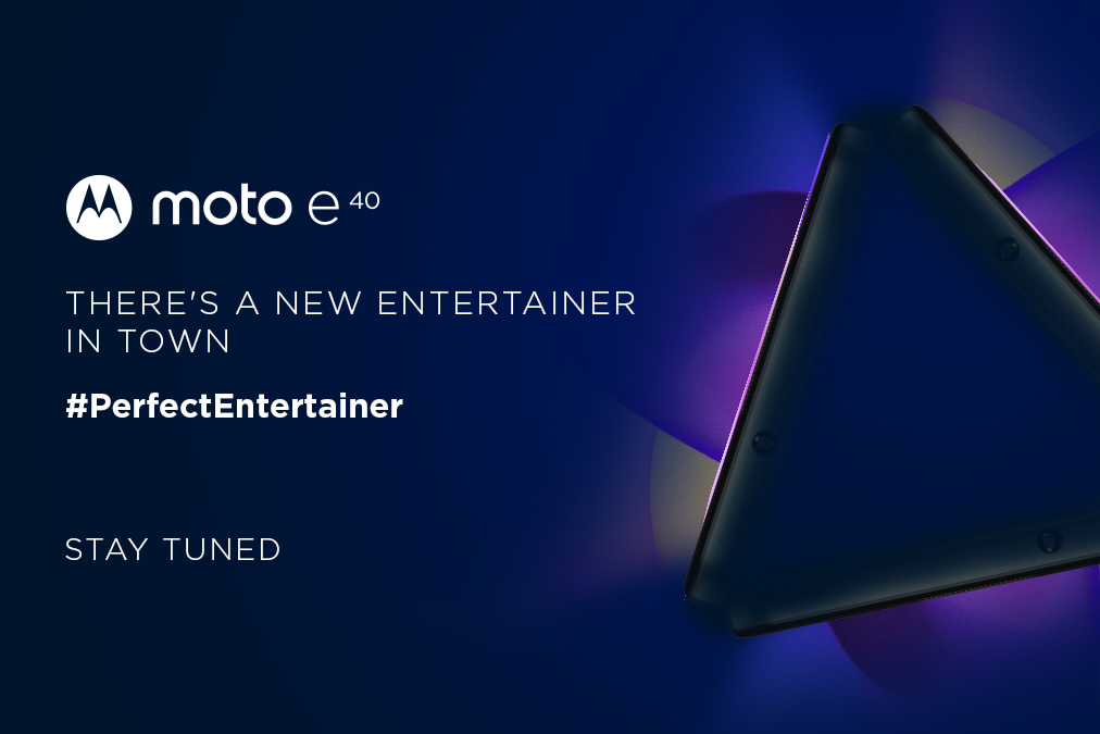 Motorola Moto E40 India Launch Teaser