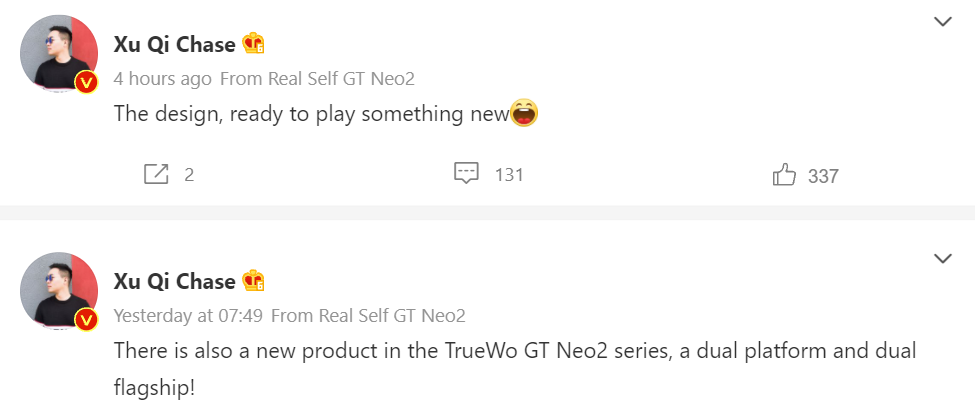 Realme GT Neo 2 coming
