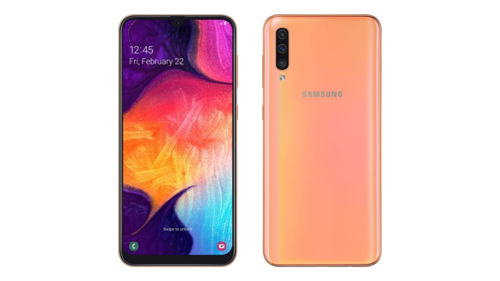 Samsung Galaxy A50 Coral Featured A