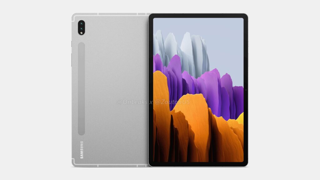 ảnh render Galaxy Tab S8