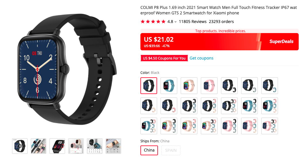 COLMI P8 Plus Smartwatch