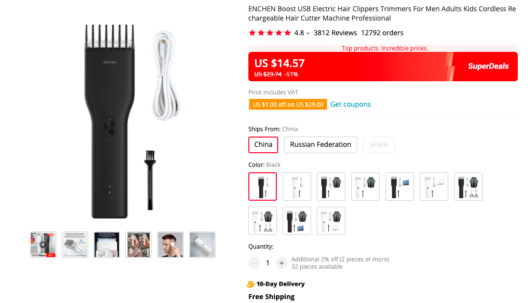 ENCHEN Electric Hair Trimmer