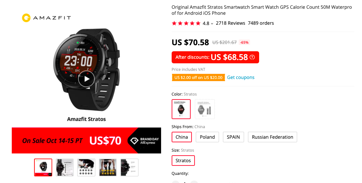 Amazfit Stratos