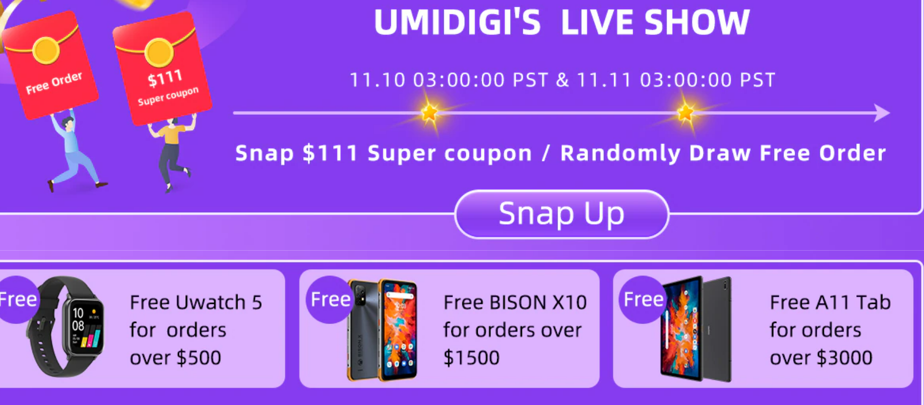 UMIDIGI singles day sale 2021