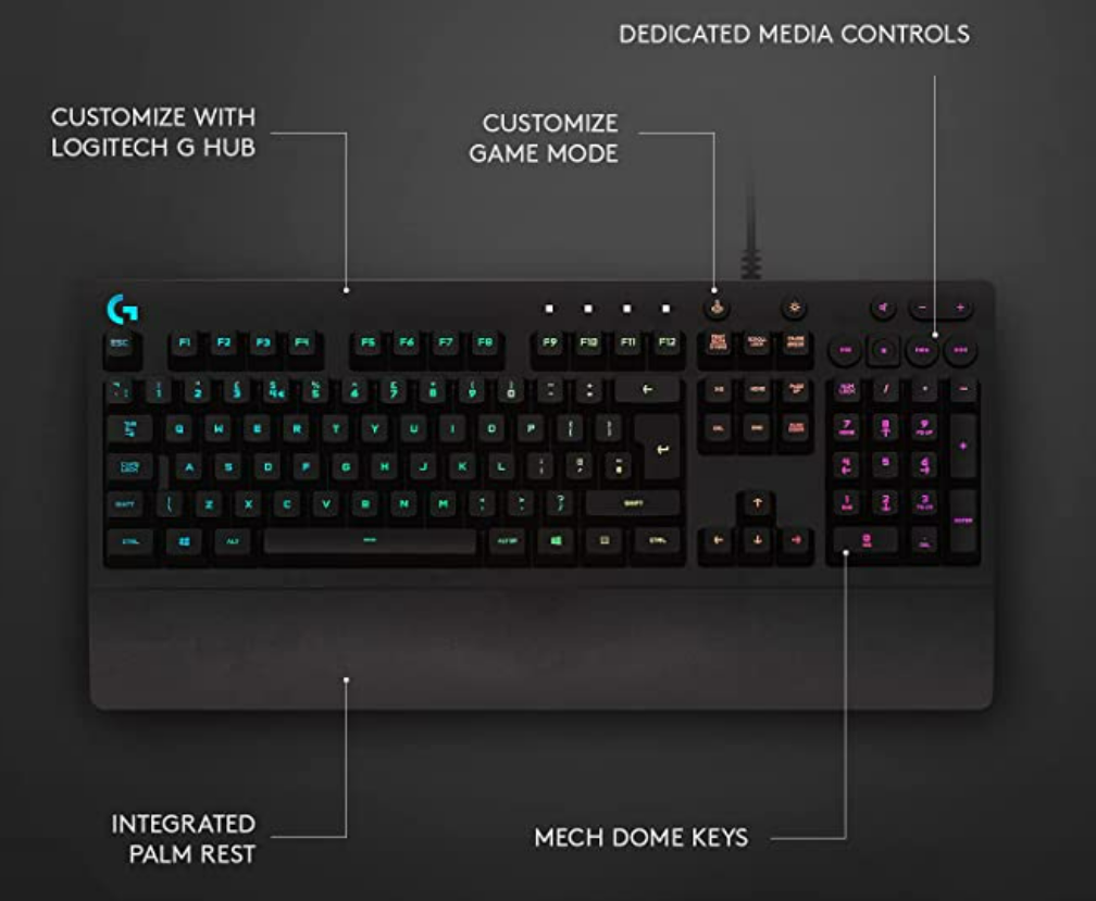 Logitech G213 Prodigy Gaming Keyboard